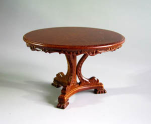 round table walnut